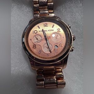 Michael Kors Chronograph gold watch